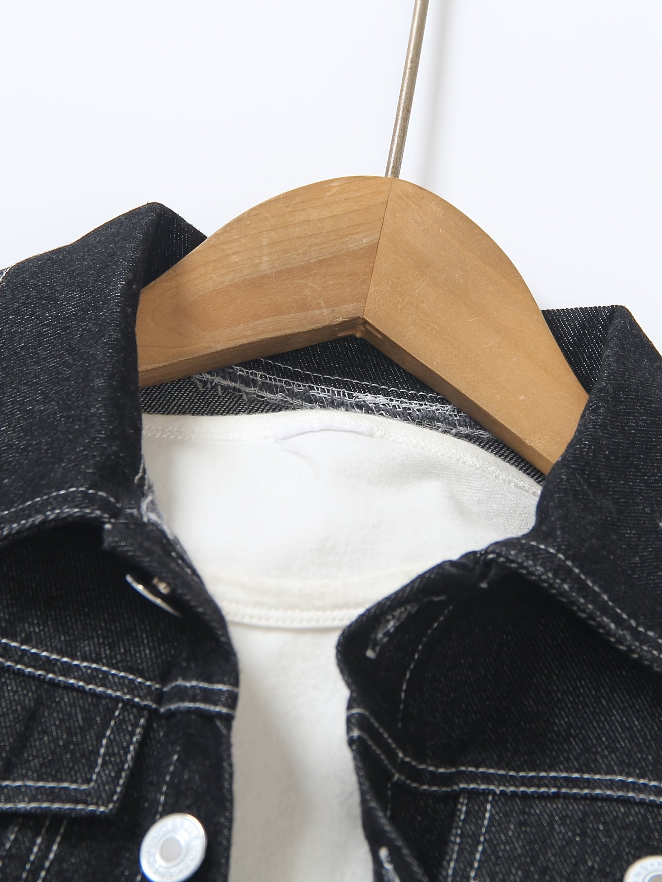 Veste Jean et Pantalon Élastique Homme Enfant Printemps Automne Casual