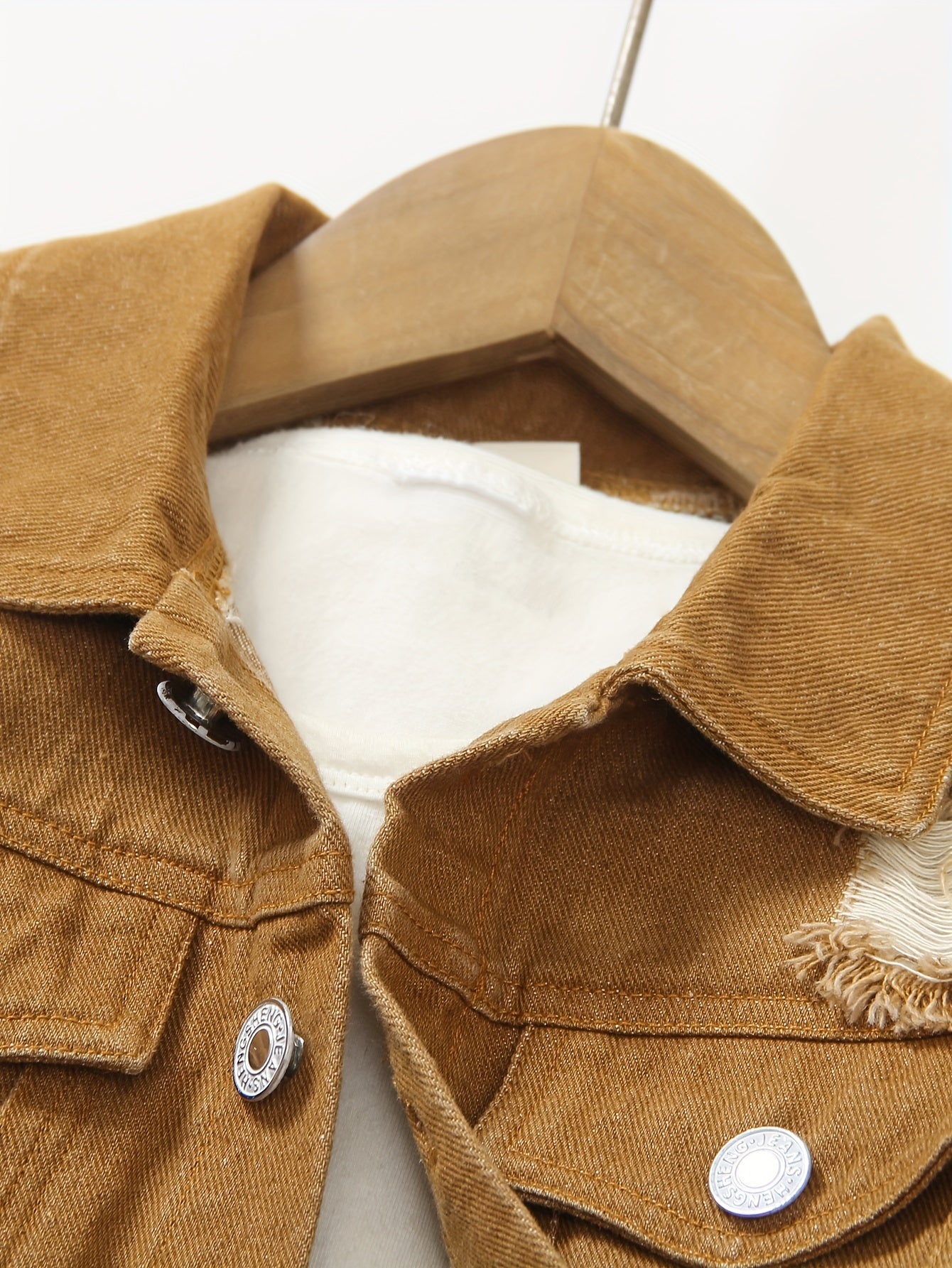 Veste Jean et Pantalon Élastique Homme Enfant Printemps Automne Casual