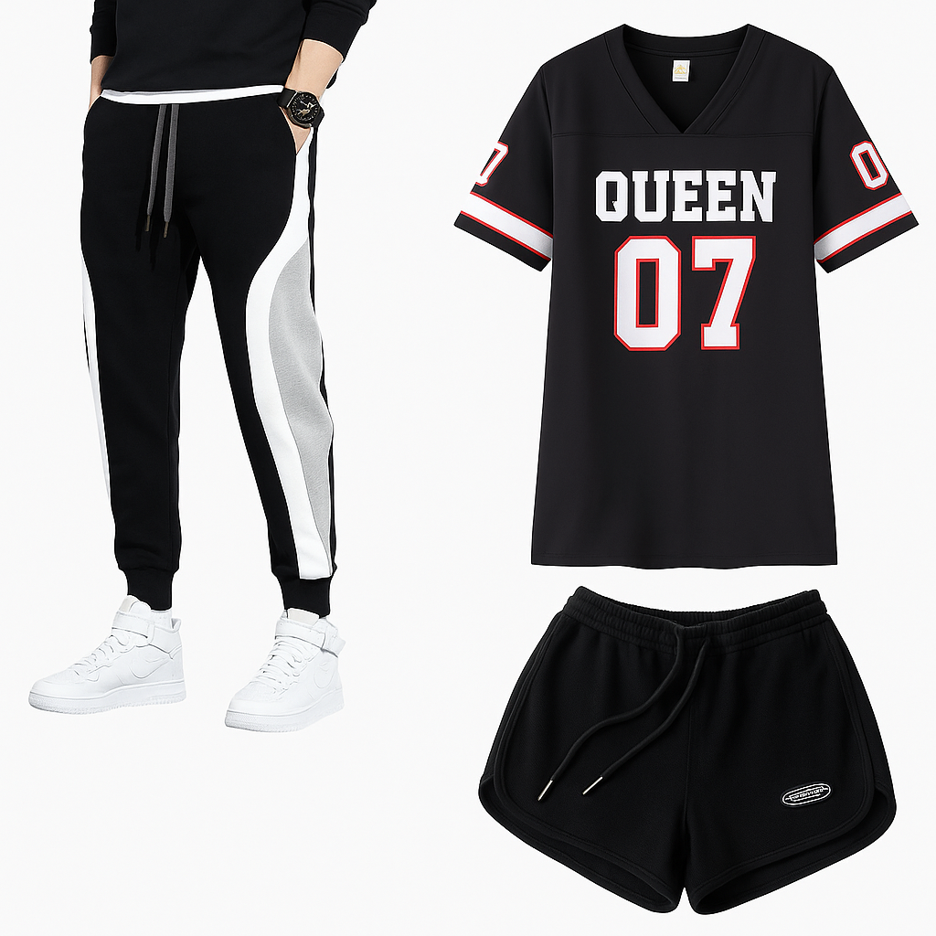 Offre Spéciale 3 Pièces : T-Shirt + Pantalon + Short