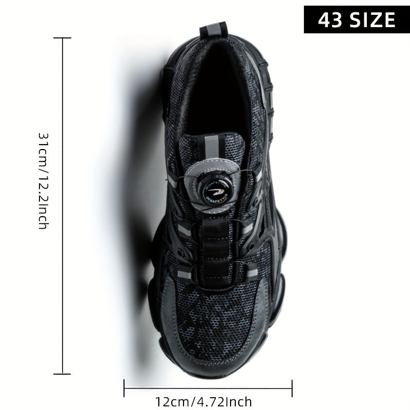 Chaussures de sécurité légères à embout en acier pour protection contre les impacts et les perforations