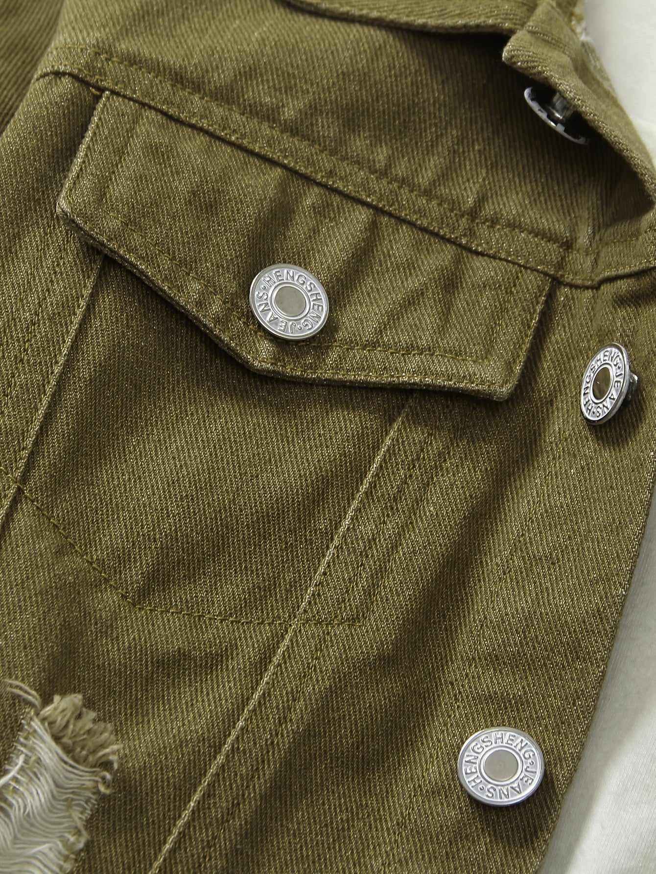 Veste Jean et Pantalon Élastique Homme Enfant Printemps Automne Casual