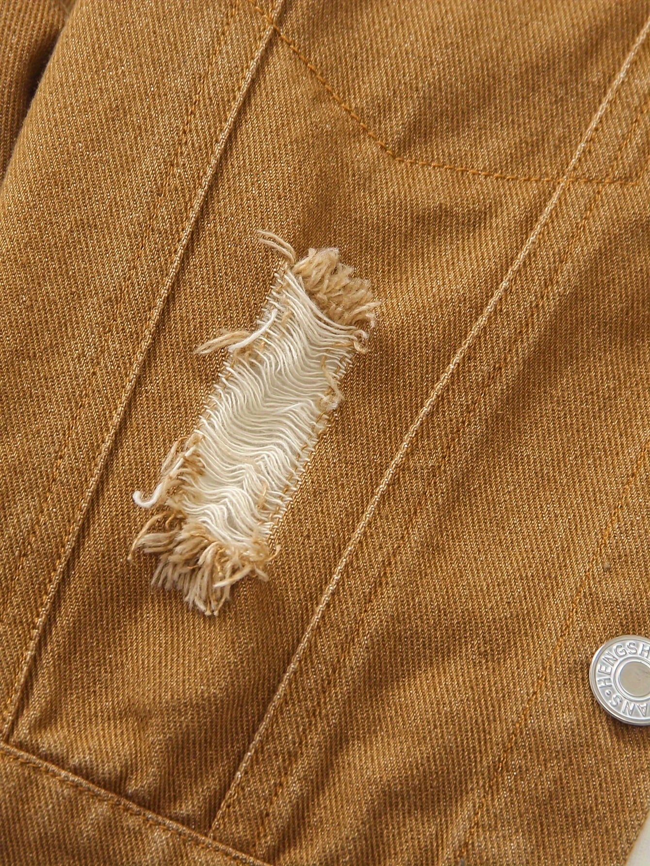 Veste Jean et Pantalon Élastique Homme Enfant Printemps Automne Casual