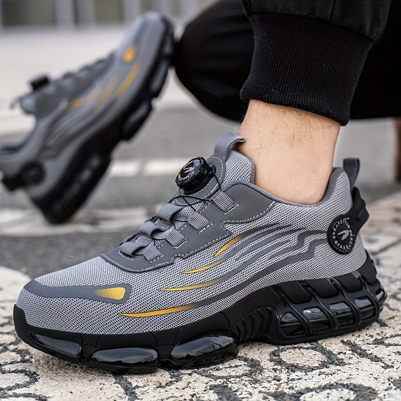 Bottes de travail en Acier Unisexe Antidérapantes Absorption Chocs Résistantes Perforations