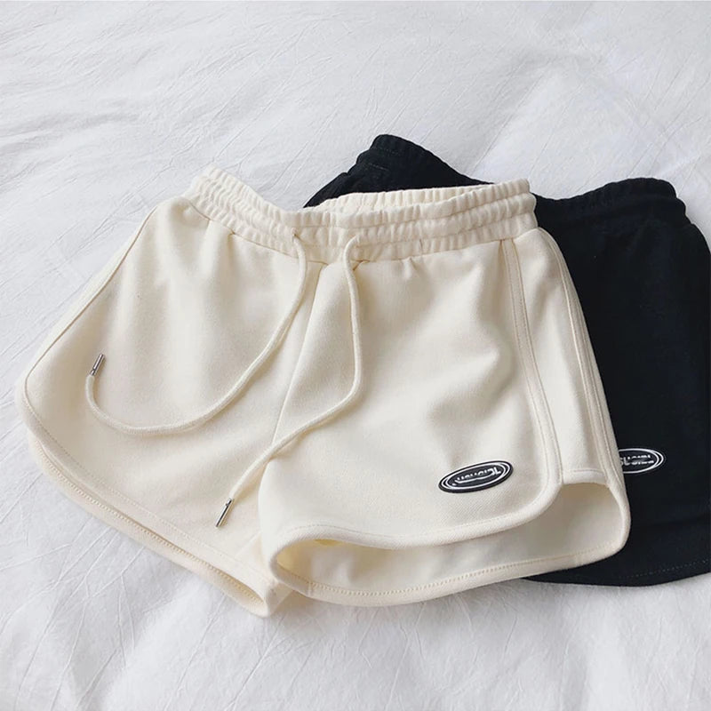 Short Femme Taille Haute Léger Été Sport Yoga Décontracté Avec Poches
