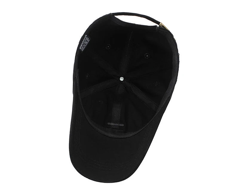Casquette Baseball Homme Brodée Réglable Coton Protection Solaire Outdoor