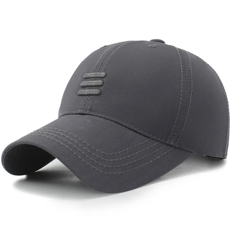 Casquette Baseball Homme Brodée Réglable Coton Protection Solaire Outdoor