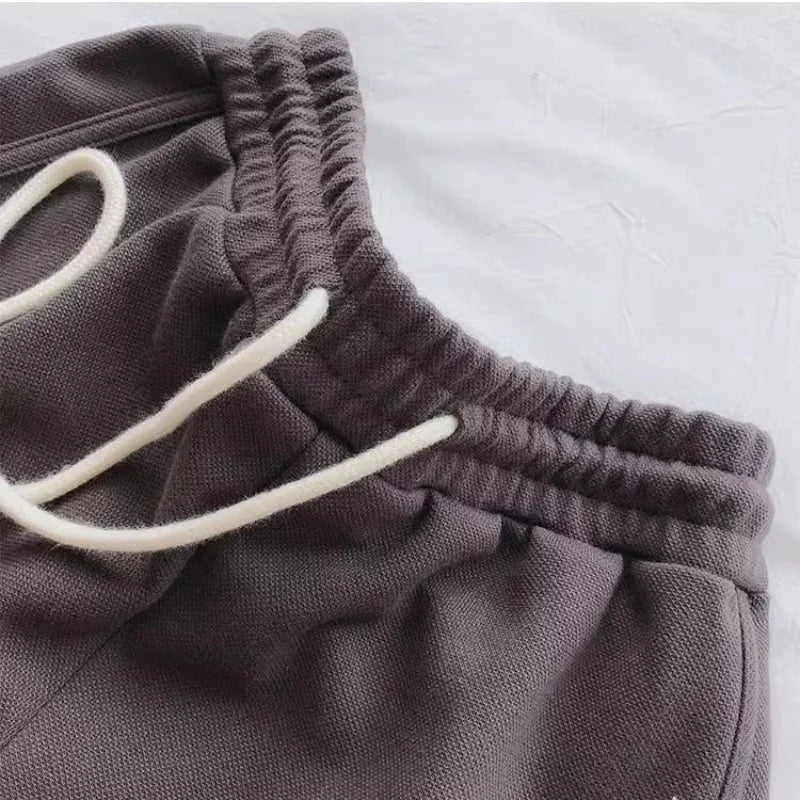 Short Femme Taille Haute Léger Été Sport Yoga Décontracté Avec Poches