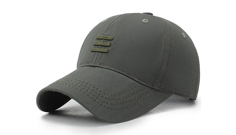 Casquette Baseball Homme Brodée Réglable Coton Protection Solaire Outdoor