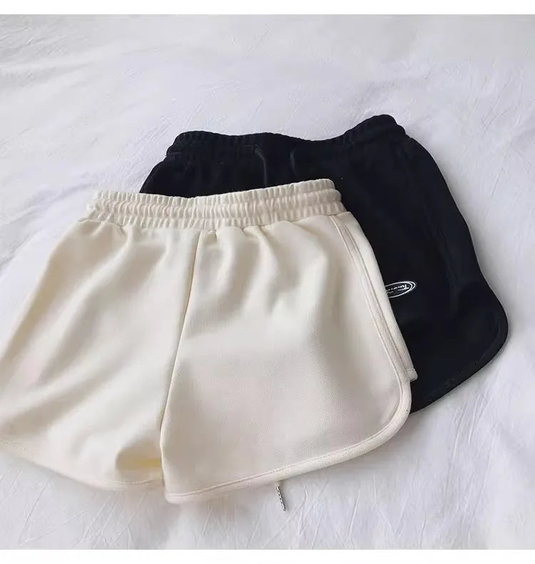 Short Femme Taille Haute Léger Été Sport Yoga Décontracté Avec Poches