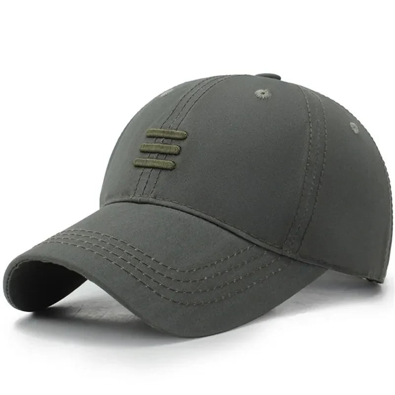 Casquette Baseball Homme Brodée Réglable Coton Protection Solaire Outdoor
