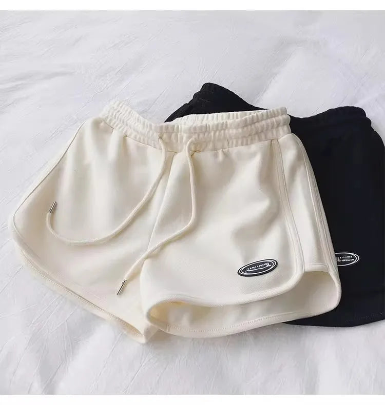 Short Femme Taille Haute Léger Été Sport Yoga Décontracté Avec Poches