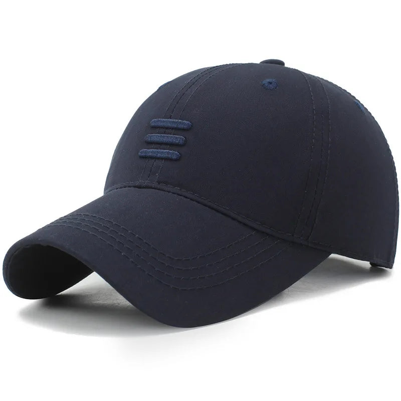 Casquette Baseball Homme Brodée Réglable Coton Protection Solaire Outdoor
