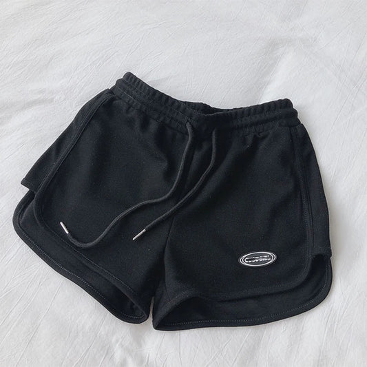 Short Femme Taille Haute Léger Été Sport Yoga Décontracté Avec Poches