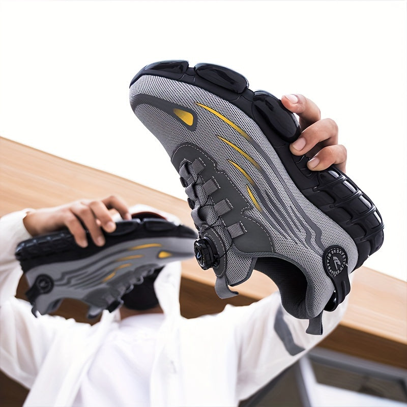 Bottes de travail en Acier Unisexe Antidérapantes Absorption Chocs Résistantes Perforations